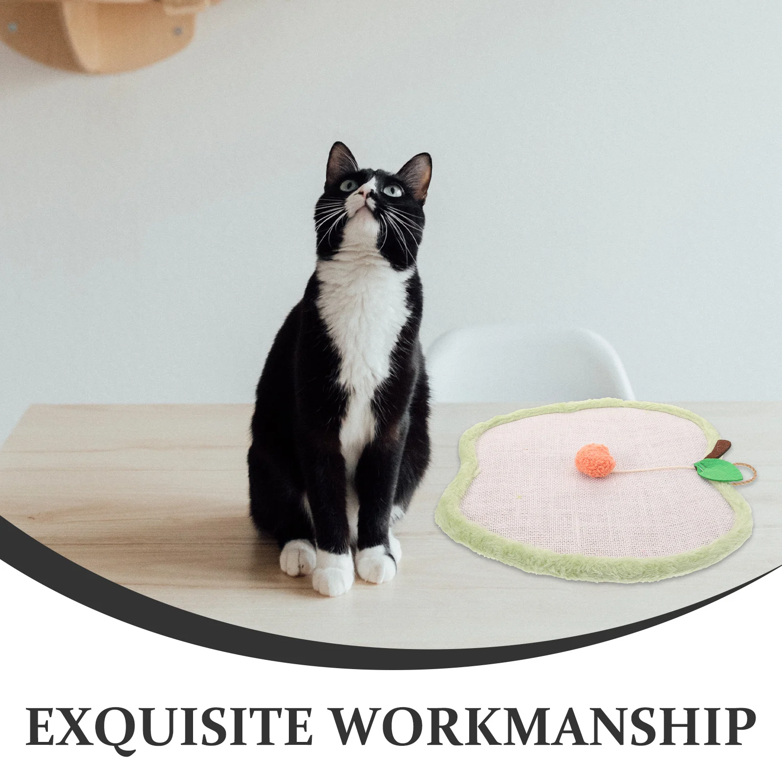 

Cat Scratch Pad For Indoor Cats Wear-Resistant Kitten Scratcher Floor Accessory Reusable Scratching Board Household Cat Supplies