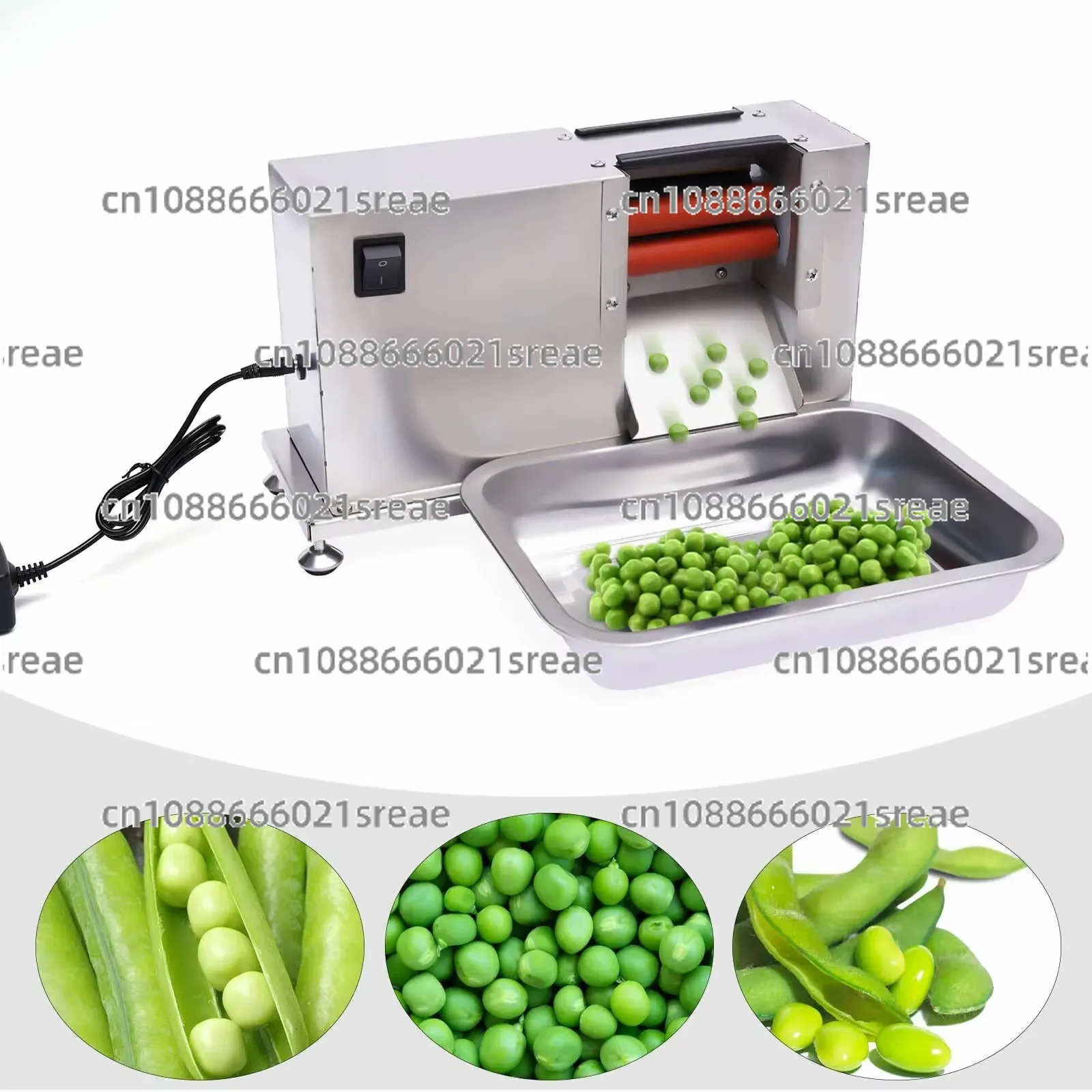

For 110V 15W Semi-Automatic Pea Bean Sheller Electric Pea Sheller Machine For Peas/Soy/Beans/Edamame Motor Speed 50RPM