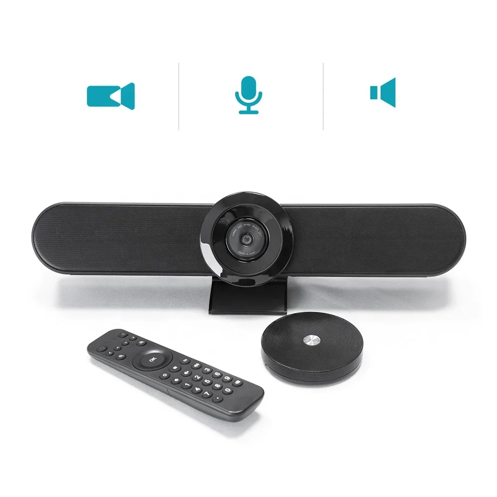 

2026 Dual Screen Display Android 9.0 4K E PTZ Camera All In One Video Conferencing Camera For Conference Room