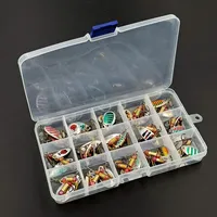 ZWICKE 30Pcs/lot Spinning Lures Spoon Fishing Set Kit Artificial Bait Spinner Freshwater Saltwater Equipment Fishing Accessories