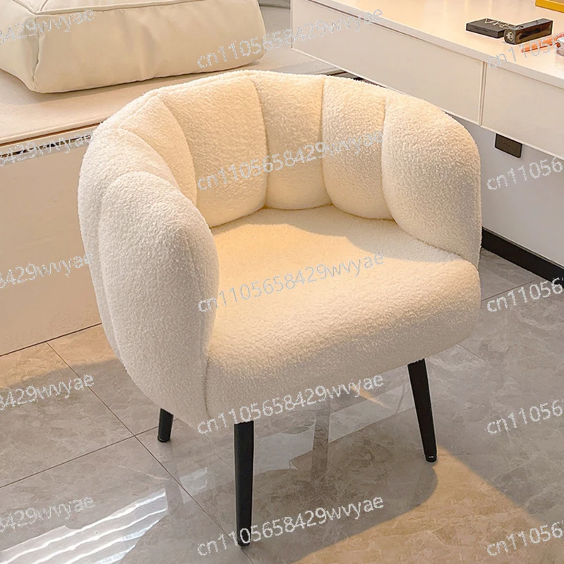 Living Room, Bedroom, Balcony Chair, Girls' Single Sofa, Comfortable Sherpa Chair, Dressing Chair