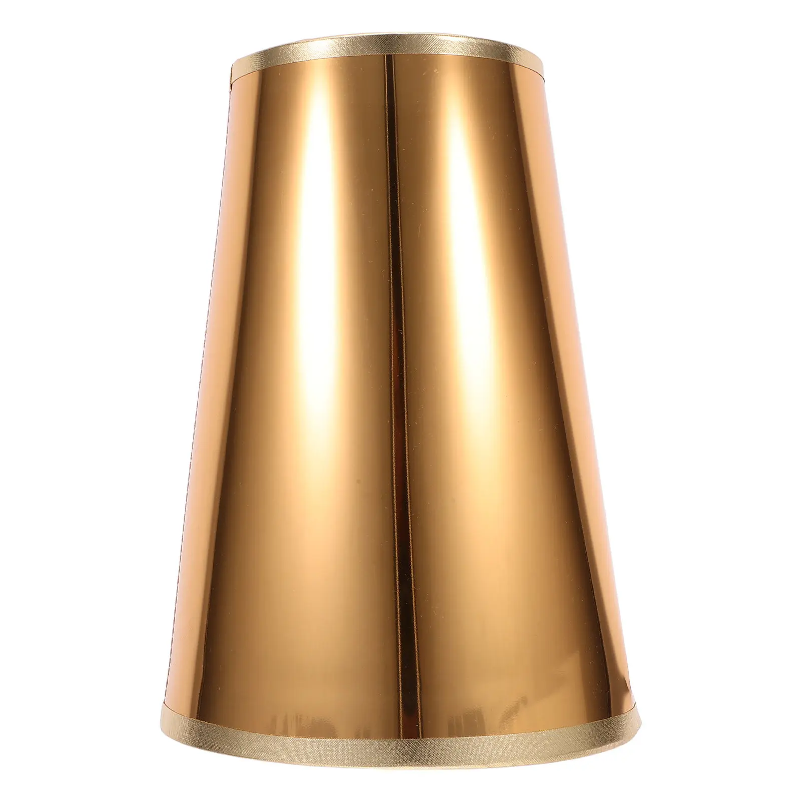 

PVC Iron Lamp Shade E27 Base 18Cm Bottom 12Cm Top Retro Table Lamp Shade Soft Light Diffusion Vintage Style Lampshade for Home