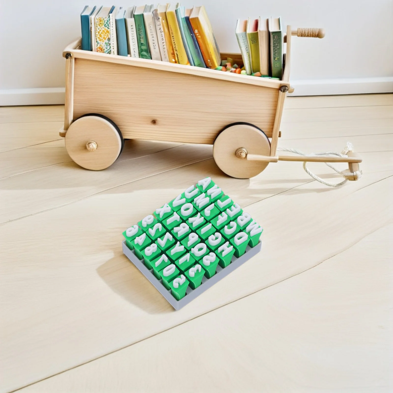 1 Kinderen 26 Letter Alphabet Nummer Stempels Voor Modelleerklei Leuk Educatief Knutsel Kunstprojecten Doe-het-zelf Aardewerk Activiteiten Kleistempel