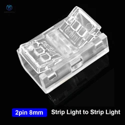 5pcs 2pin 3pin 4pin 5pin 6pin led connector for 5050 3528 WS2812B WS2811 LED single color/ RGB RGBW RGBWW SPI Strip light/COB