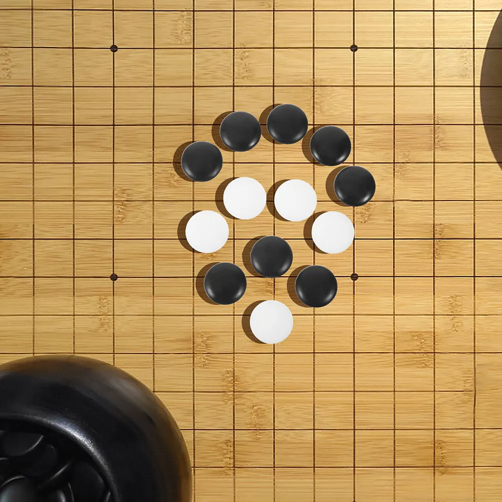 

360Pcs Go Stones Standard Set Resin Chess Pieces Only Small Size Perfect for Game Play Replacement Parts Home Use Tournament