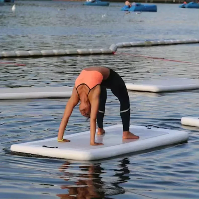 Gym Air Yoga Mat Floating Water Mat Pvc Gymnastics Fitness Floating Platform