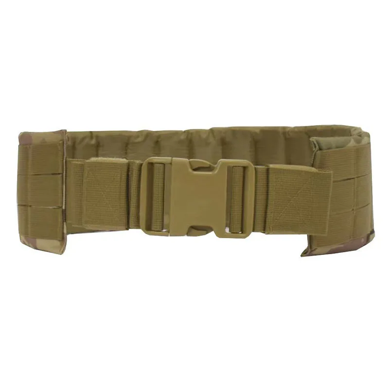 Tactical Molle Vest Waist Belt H-shaped Soft Padded Men Male Adjustable Waist Girdle with Shoulder Strap Hunting Airsoft Gear