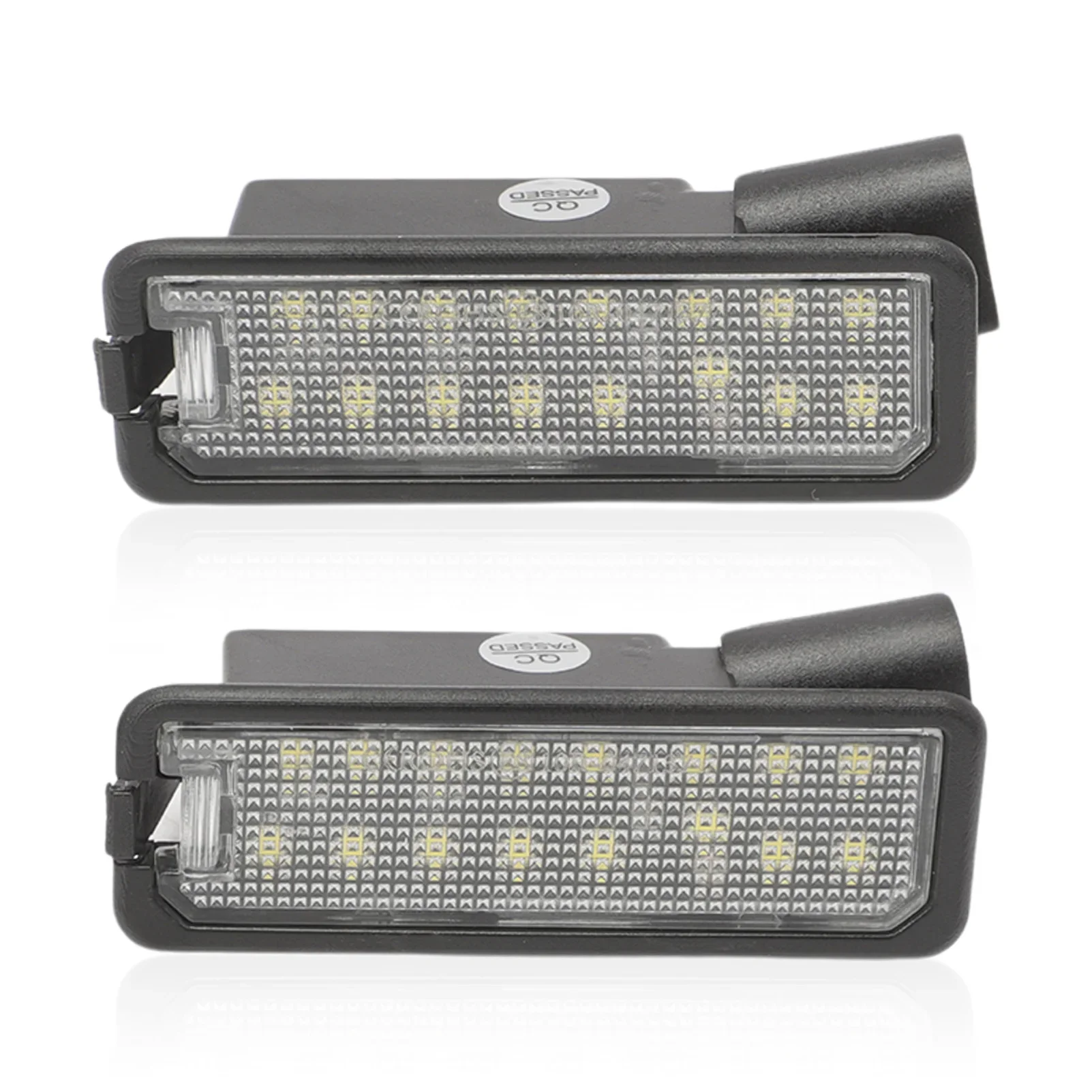 2 PCS White LED Number License Plate Light Lamp For Golf 4 IV 5V 6 VI 7VII Polo III IV V P.assat B7 B8 CC Beetle Lupo