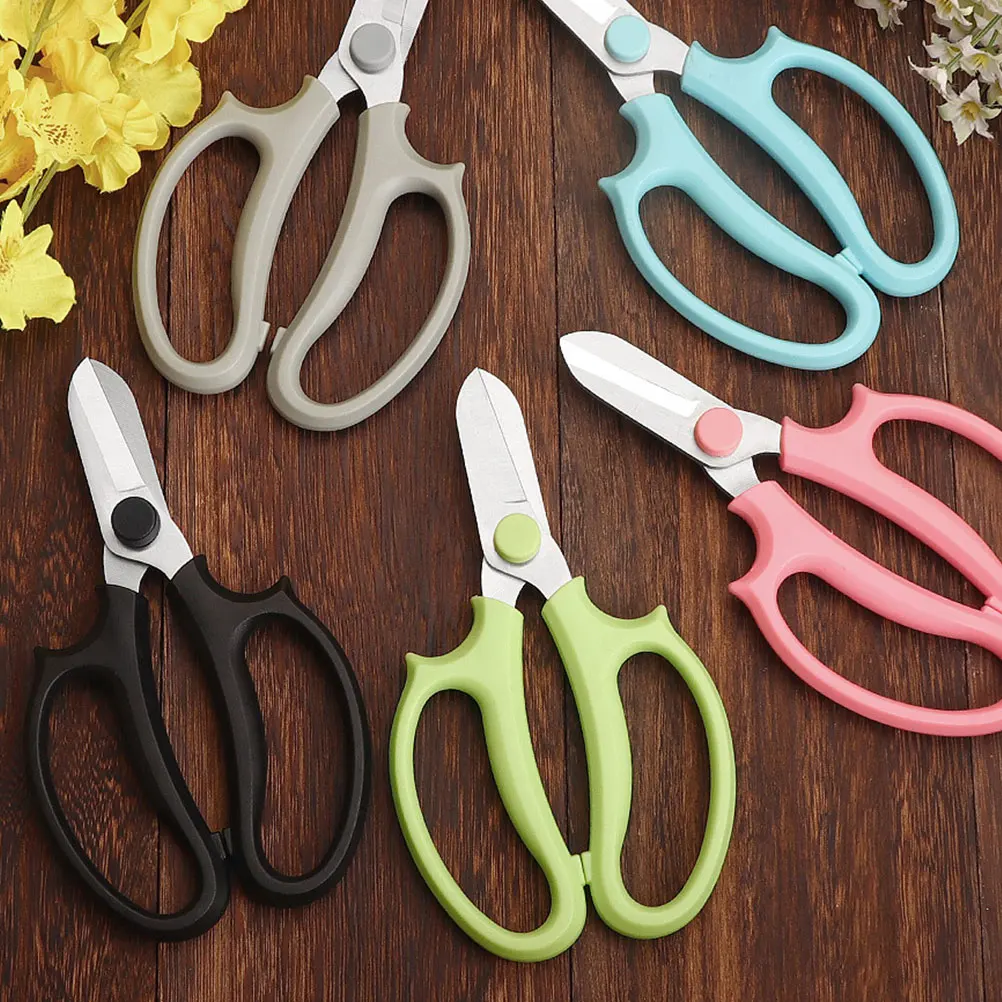 

8pcs Pruning Shears Garden Tools Lightweight Flower Scissor Plant Trimmer Fruit Tree Hedge Cutting Gardening Supplies
