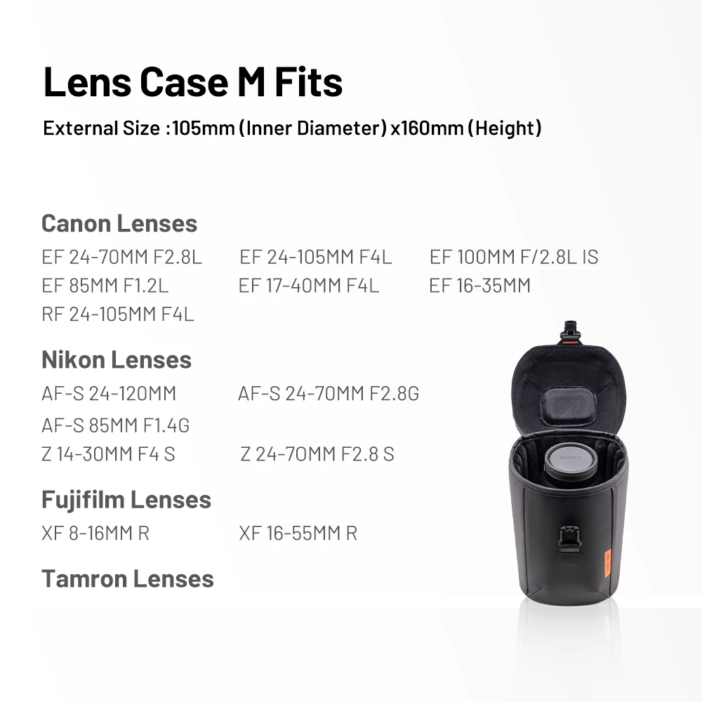 PGYTECH Lenstas DSLR Camera Opbergtas 70200 Lenstas Telelens Beschermhoes Geschikt voor Nikon Canon Lenstas