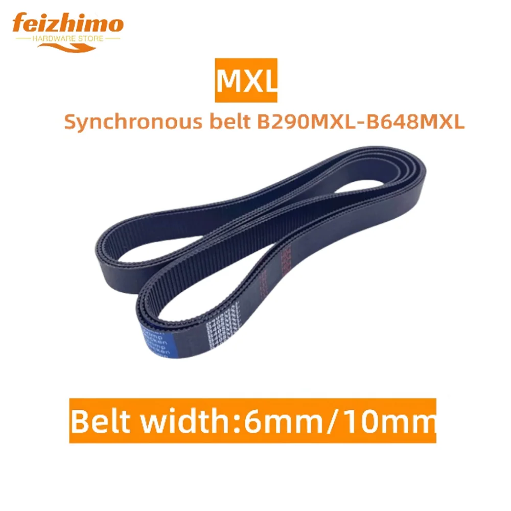 

Синхронный ремень ГРМ MXL, B290MXL B295MXL B298MXL B300MXL B305MXL B312MX B315MXL B320MXL B323MXL-B648MXL, ширина ремня 6/10 мм