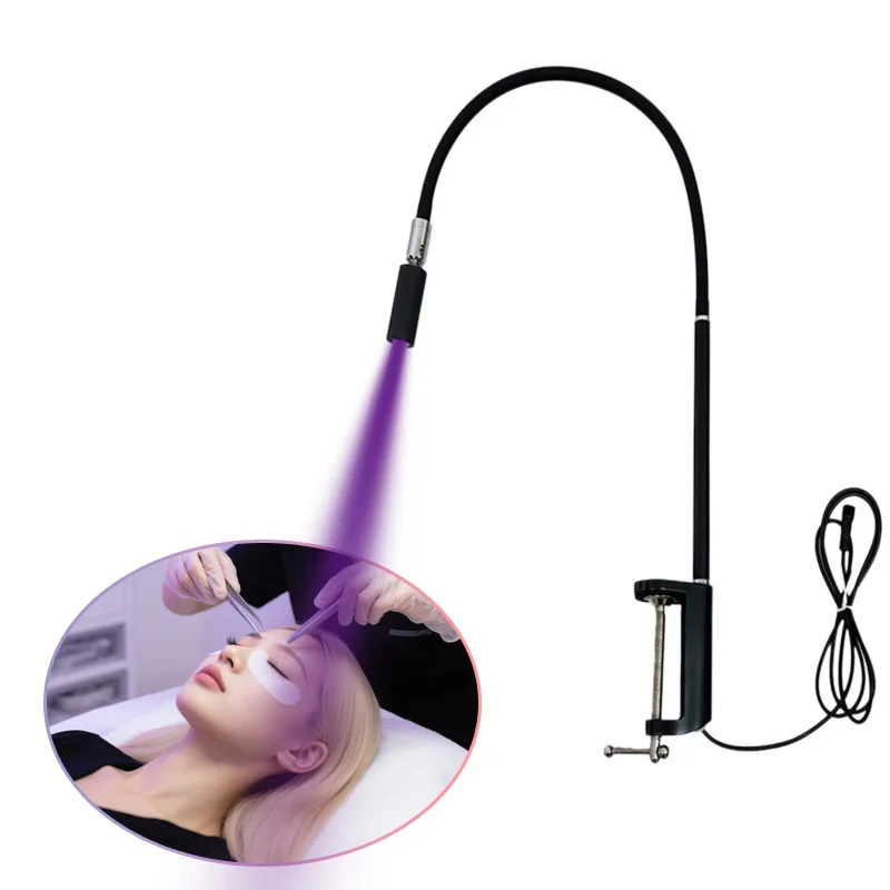 

5W UV lamp LED UV glue curing lamp Beauty eyelash trimming False eyelash grafting Foot switch Floor lamp