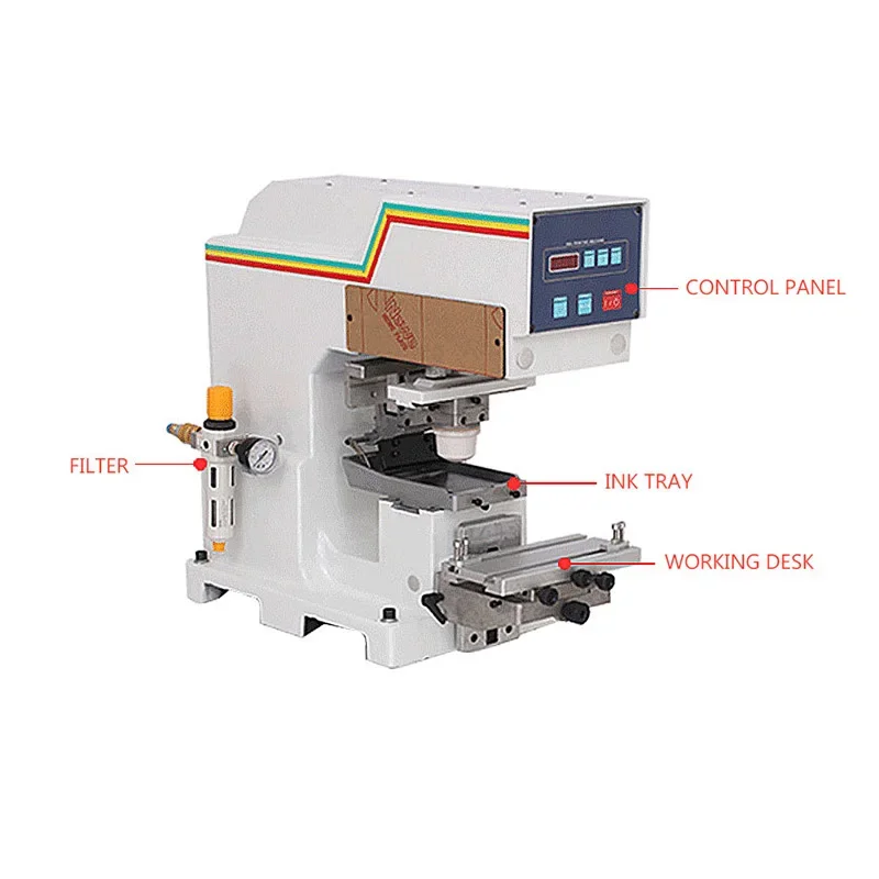 Desktop Mask Pad Printing Machine Ink Pneumatic Pad Printing Machine Production Date Coding Machine Imitation Inkjet Printer