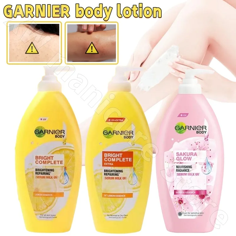 

Garnier Lemon Body Milk Brightens Skin Color Thai Edition 377 Niacinamide Moisturizing Emulsion Improves Dry Men and Women 400ml