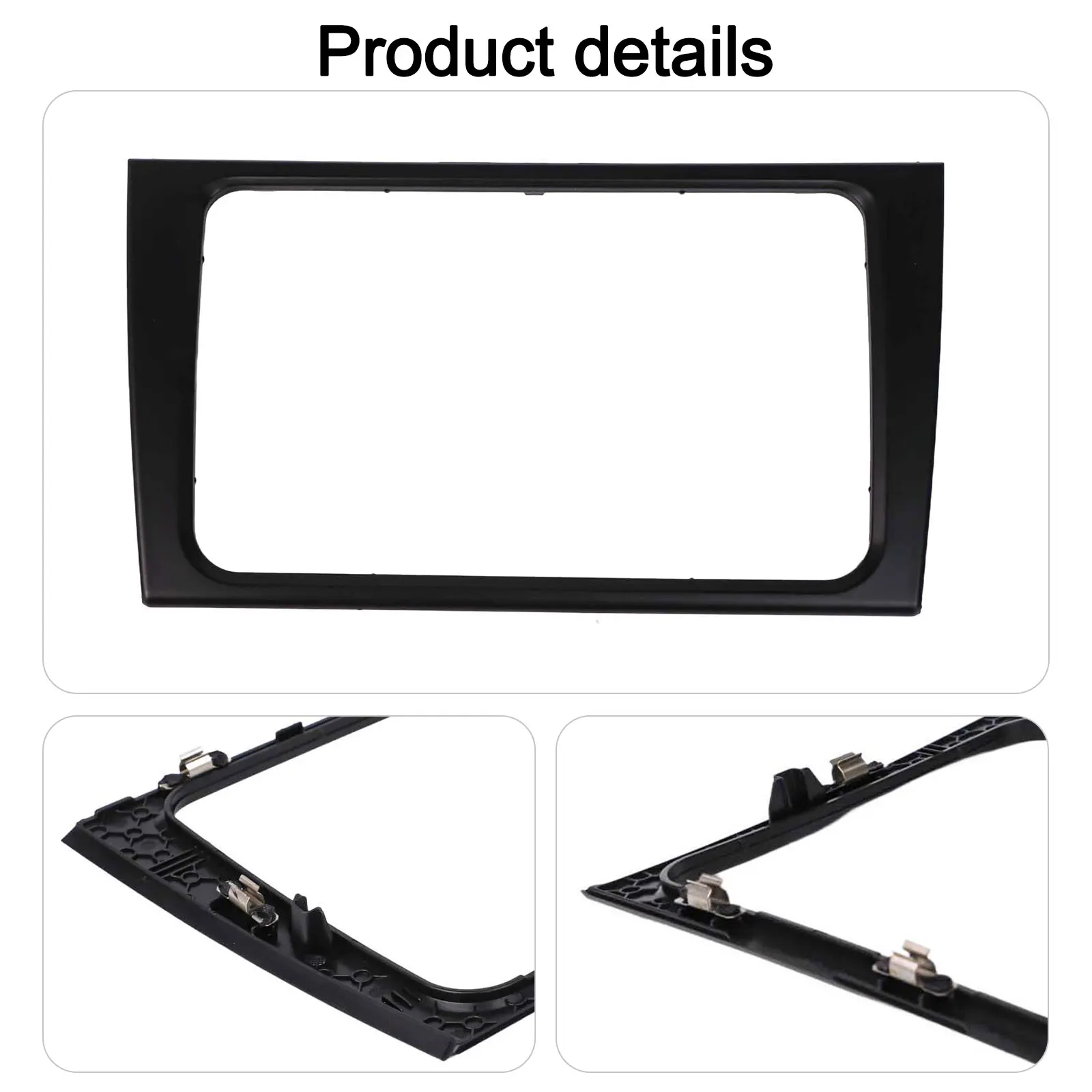 

ABS Trim Car CD Box Trim Replacement Installation Wear-resistant Design Anti-corrosion Material Easy To Use Accessory For GTI