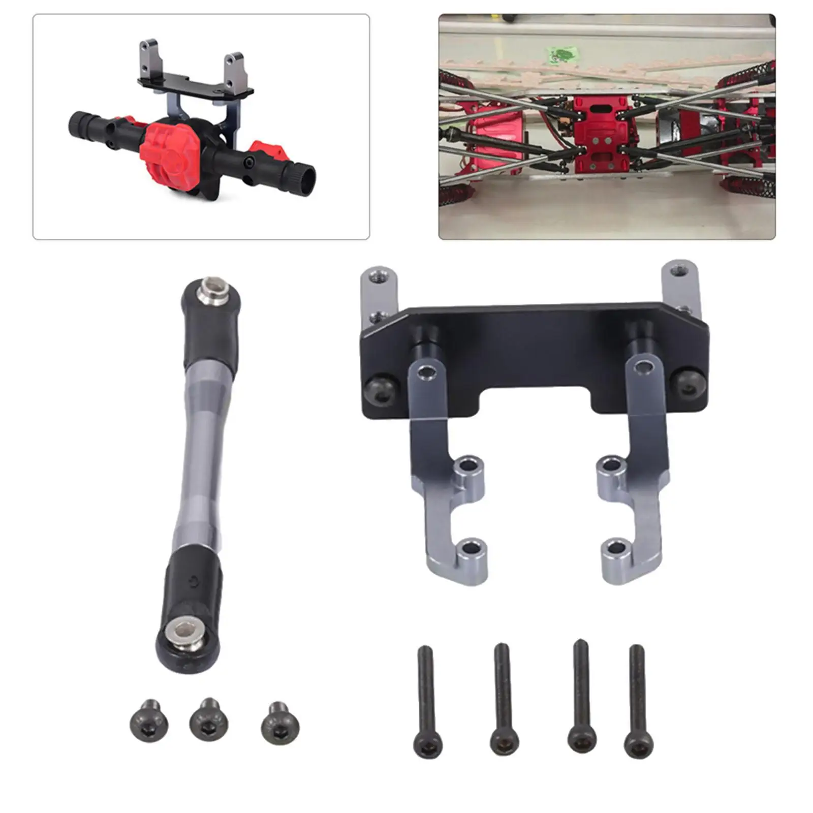 Soporte de servo para Axial SCX10 II 90046 Ar44 1/10 RC Crawler