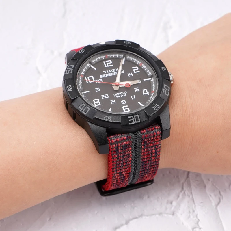 Ремешок нейлоновый для мужских и женских наручных часов, эластичный быстросъемный универсальный браслет с пряжкой из нержавеющей стали, 22 мм