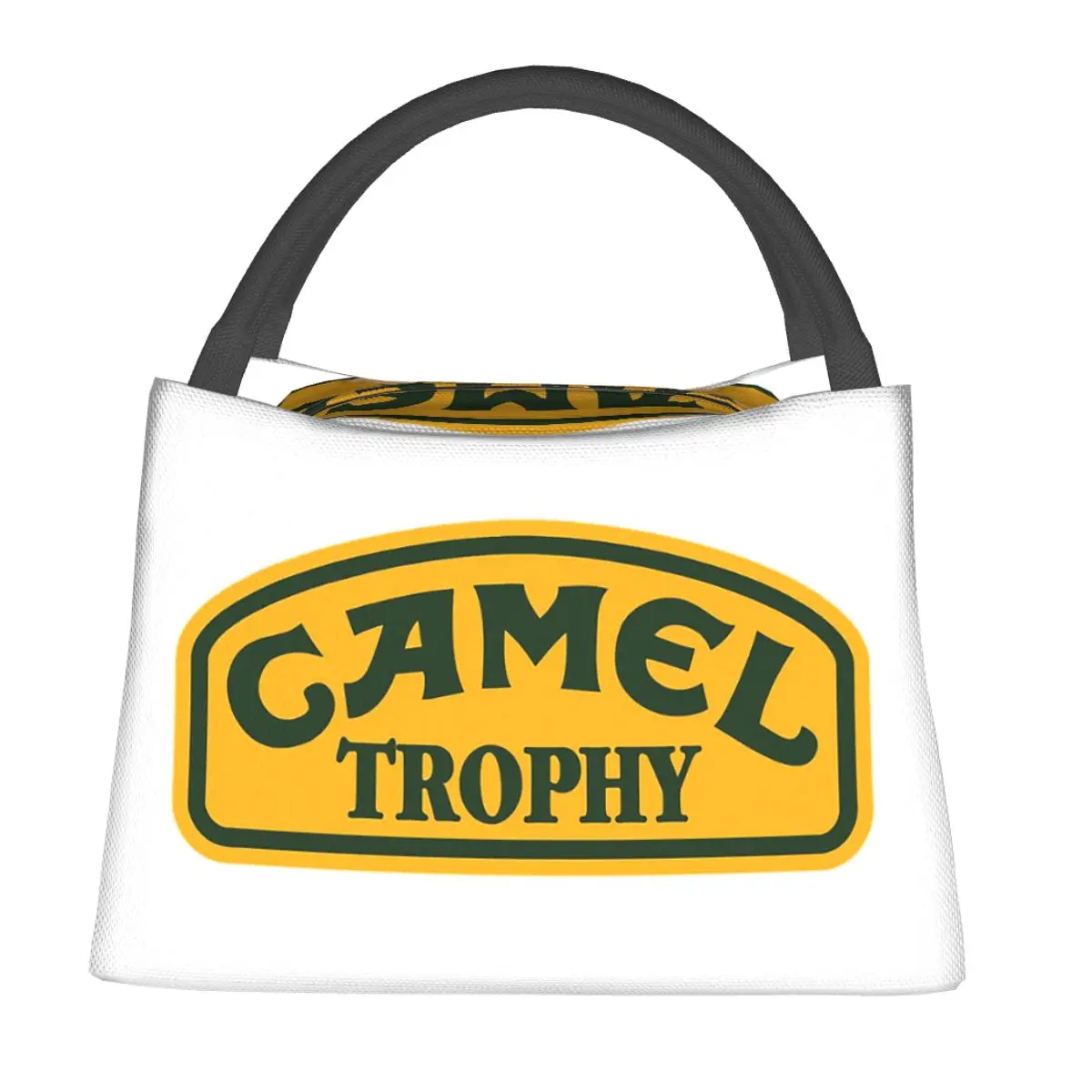 Camel Trophy Lunch Bags Insulated Bento Box Portable Lunch Tote Picnic Bags Cooler Thermal Bag for Woman Student Work