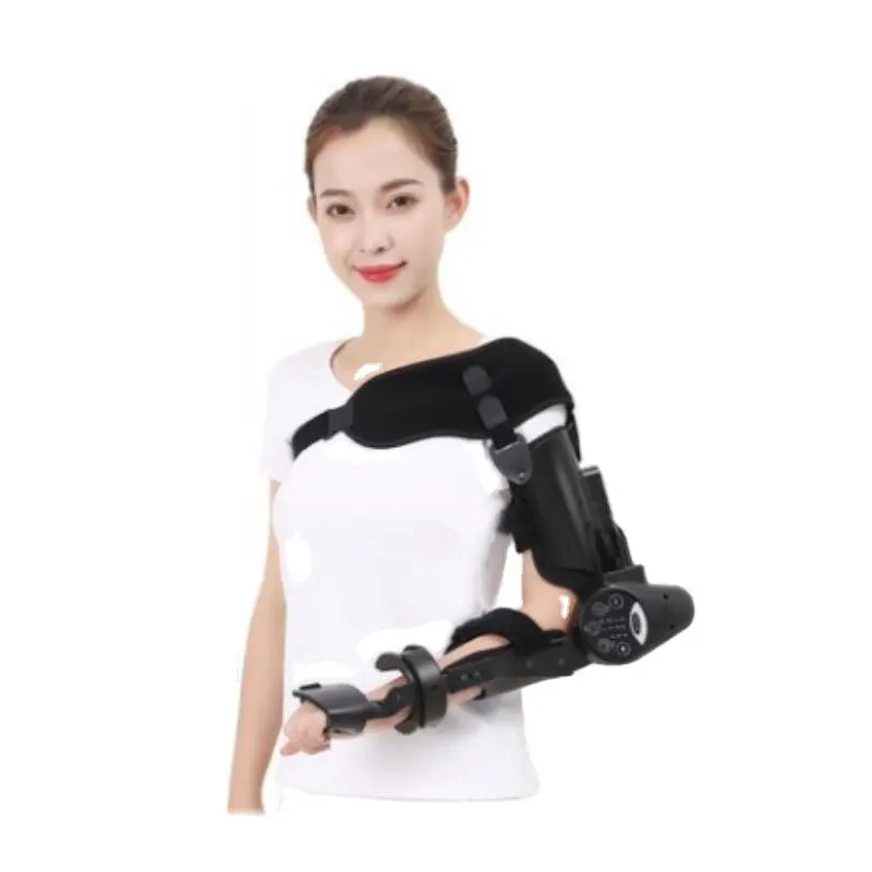 Stroke Hemiplegia Electric Adjustable Upper Limb Elbow Orthosis Passive Trainer Medical Treatment