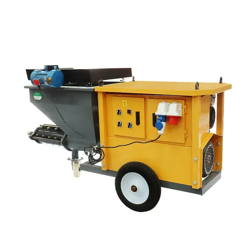 High Speed Smoothing Plaster Leveling Wall Plastering Equipment Mortar Spraying Machine