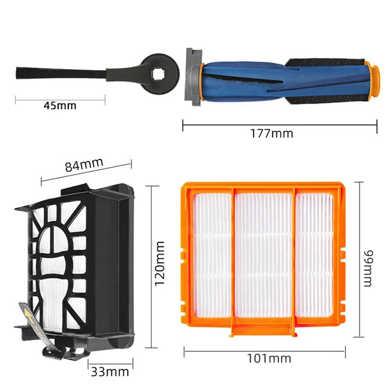 ABUD-piezas de repuesto para Shark AI RV2610WA AV2610WA Kit de accesorios