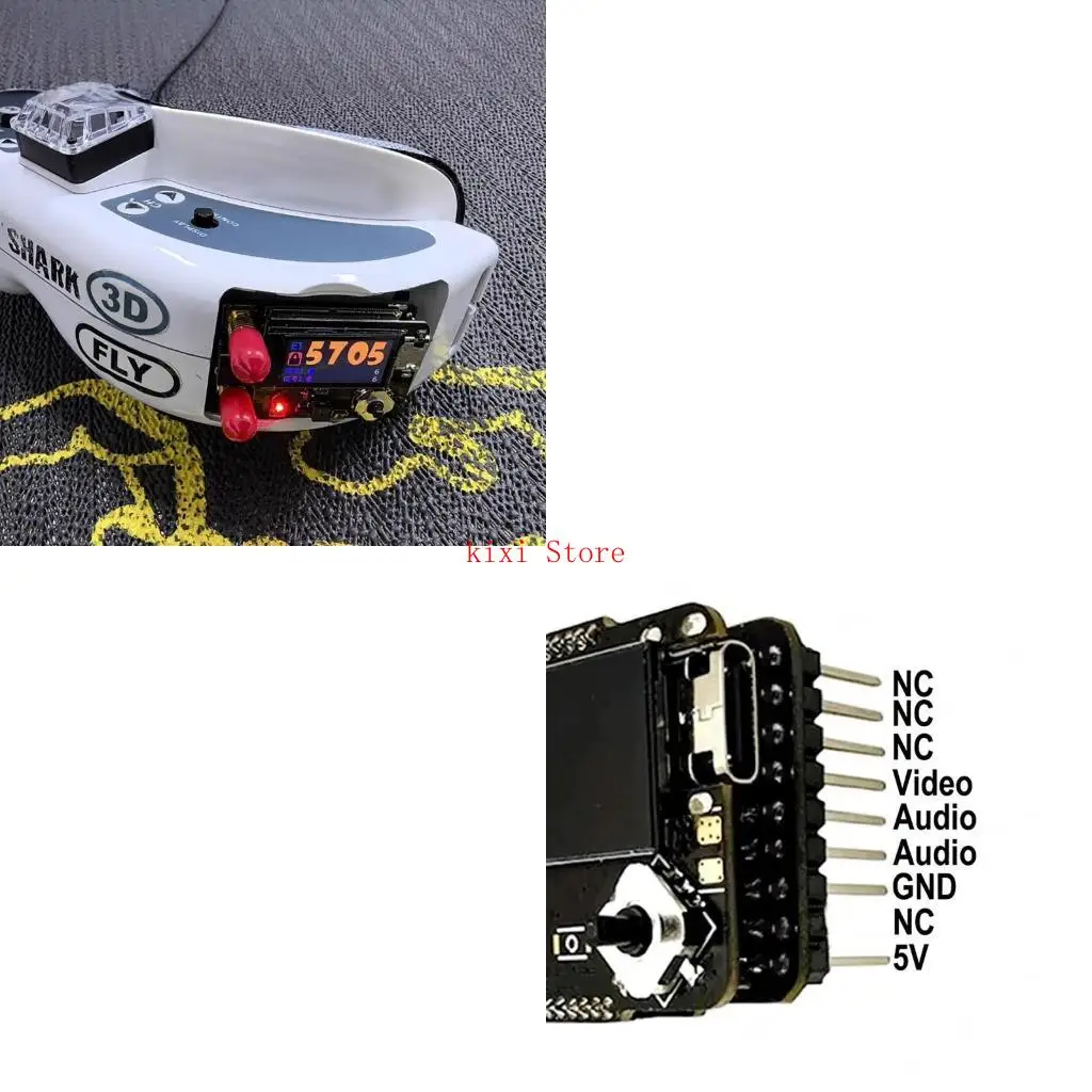 5.8G Double Antennas Receiver Module Optimized For SKYZONE Glasses Clearly FPV Transmission