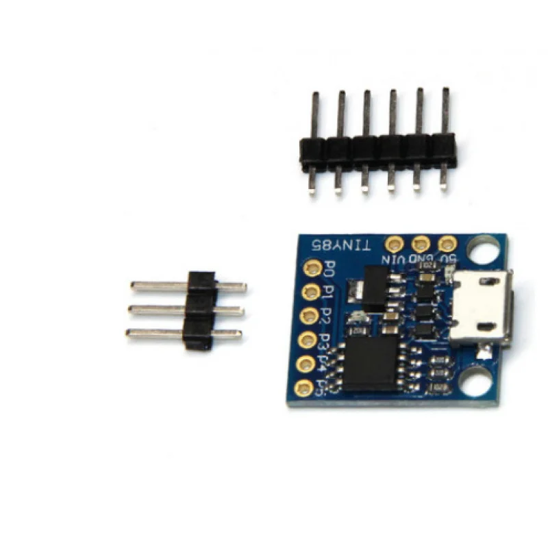Factory Wholesale Mini USB Development Board Blue ATTINY85 Microcontroller Module