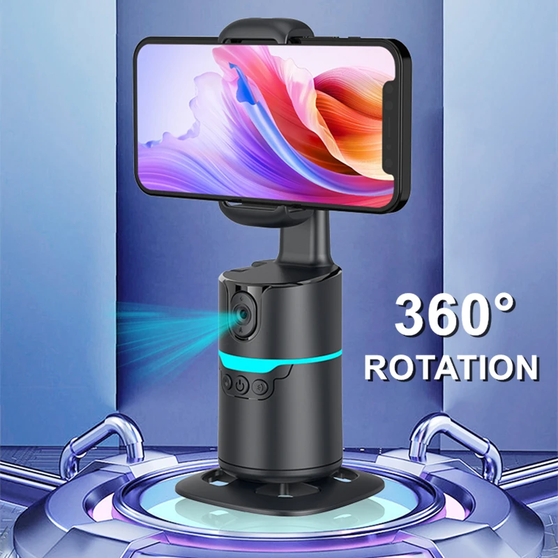 360°Rotation Following Shooting Phone Gimbals Stabilizer Selfie Stick Tripod Stand For iPhone Mobile Smartphone Live Photography