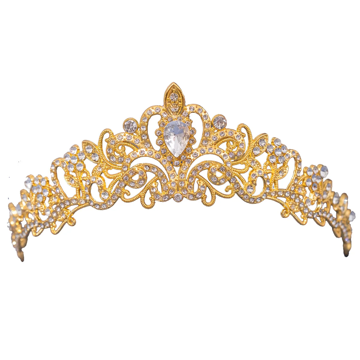 Wedding Hair Tiara Crystal Bridal Tiara Crown With Comb Rhinestone Prom Diadem Tiaras And Crowns Bridal Wedding Hair Accessories image 3