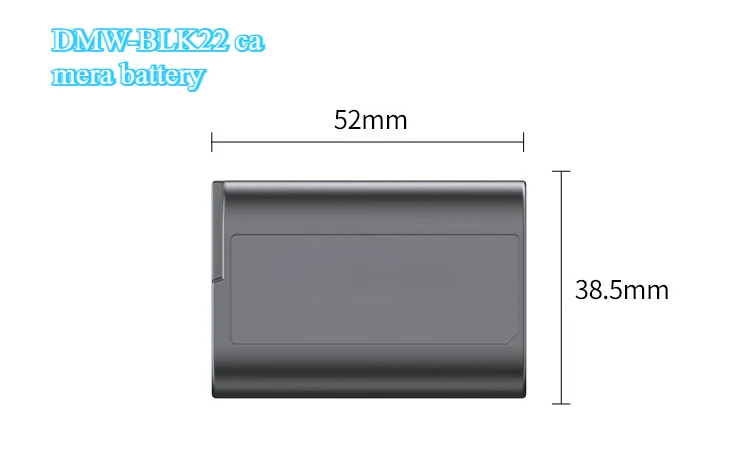 

2320mAh DMW-BLK22 Camera Battery Suitable for DC-S5 S5K GH6 GH5M2 Anti DSLR Digital Mirrorless LUMIX S5 Accessories