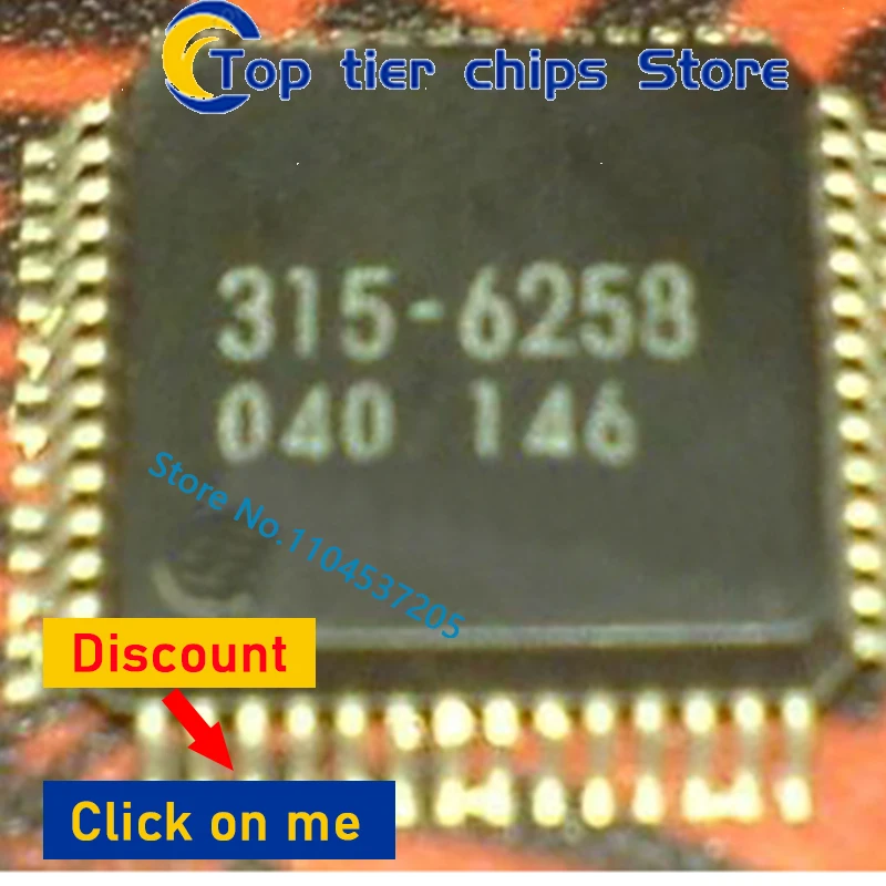 (1 Stück) NEU 315-6258 SEGA 315-6258 QFP-56