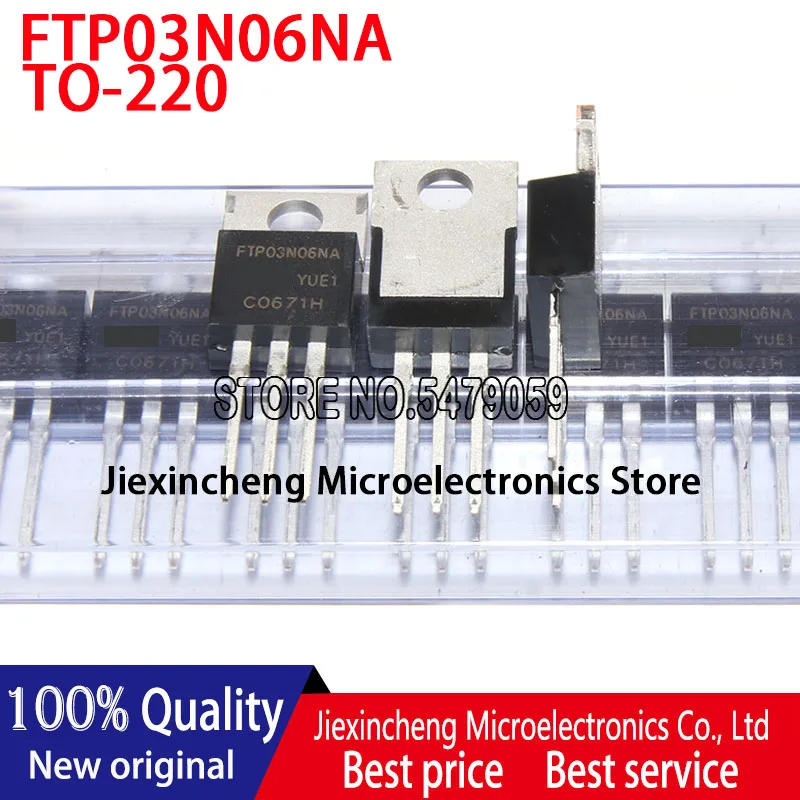 10 Buah FTP03N06NA 03N06 FTP03N06 60V TO-220 MOSFET Baru Asli