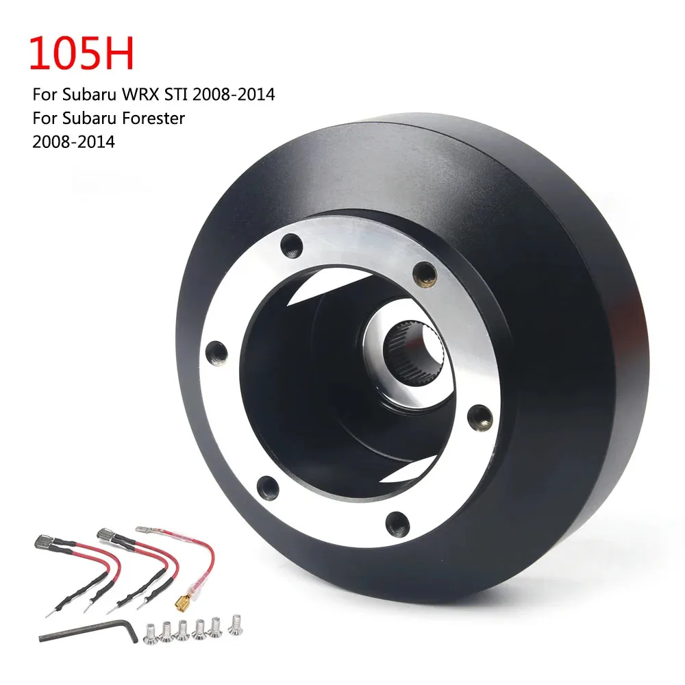 105H Steering Wheel Short Hub Boss Kit/Hub Adapter For Impreza WRX STi Forester 2008-2014