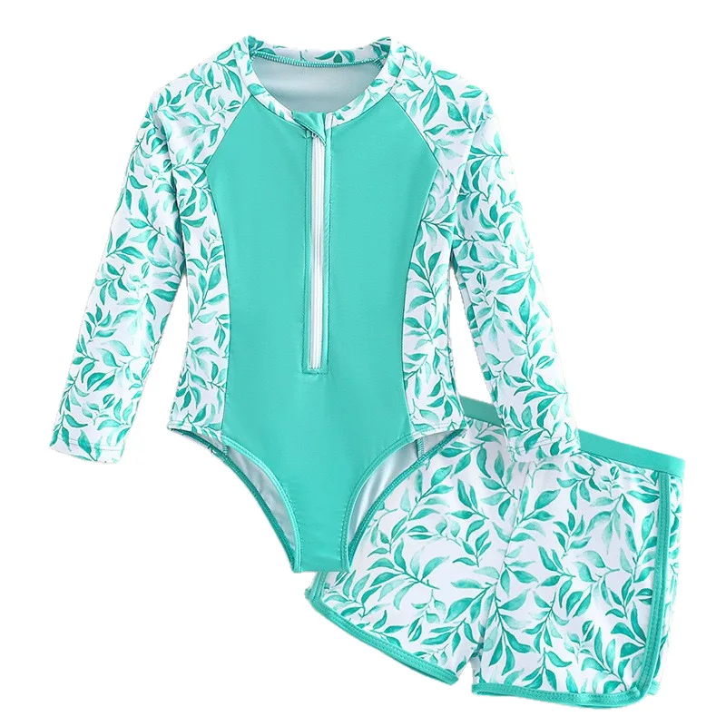 

Детские купальные комплекты, 25 милых купальных костюмов с длинными рукавами для девочек