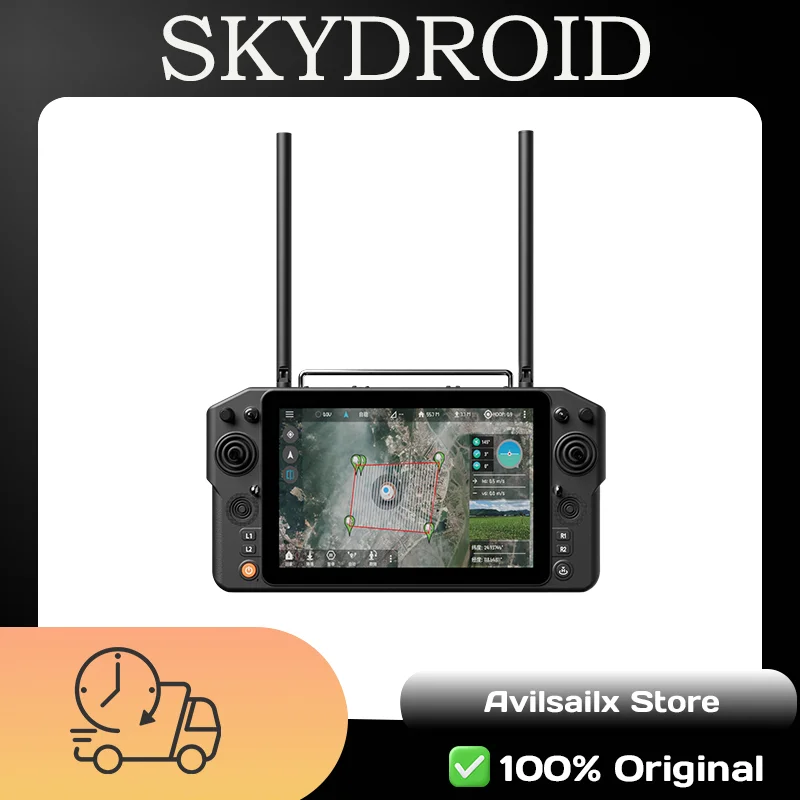 

SKYDROID H30 RC с Snapdragon 660 и Android, двухдиапазонный, 9,1,4/2,4 ГГц, дальность действия 50 км, сенсорный HD-экран 10,1 1920x1200, низкая задержка.