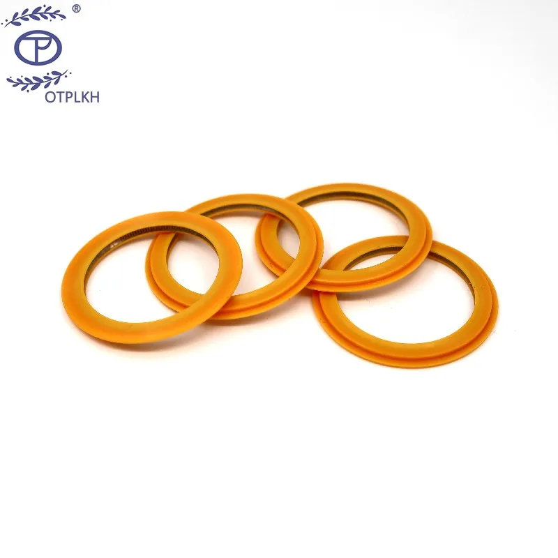 End face spring inner seal orange ultra-high molecular weight polyethylene V-shaped stainless steel spring OTPLKH customized