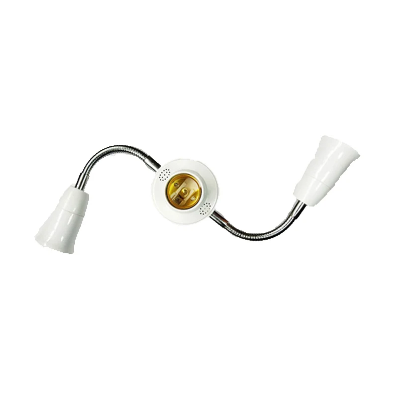 Extension Hose 3 4 5 6 Way E27 Lamp Holder E27 to E27 Multi Head Hose Lamp Socket Fitting Gooseneck Lamp Holder F2