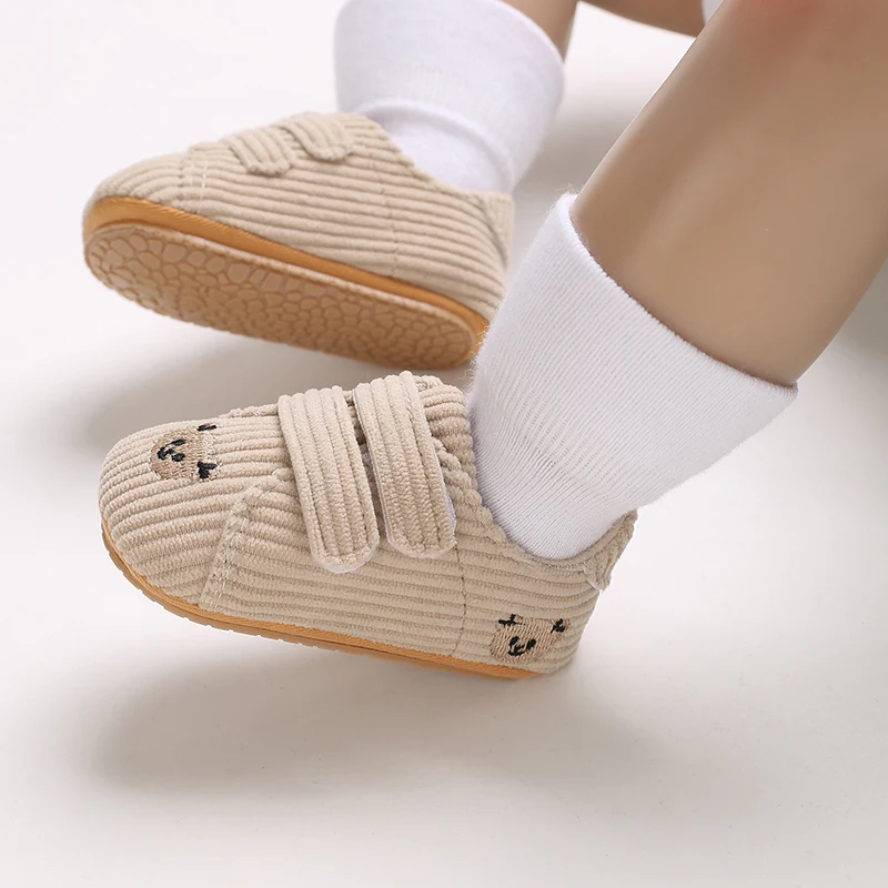 New Popular Cartoon Newborn Boy Girl Shoes First Walker Baby Shoes Rubbr Non Slip Sole Lovely Casual Shoes