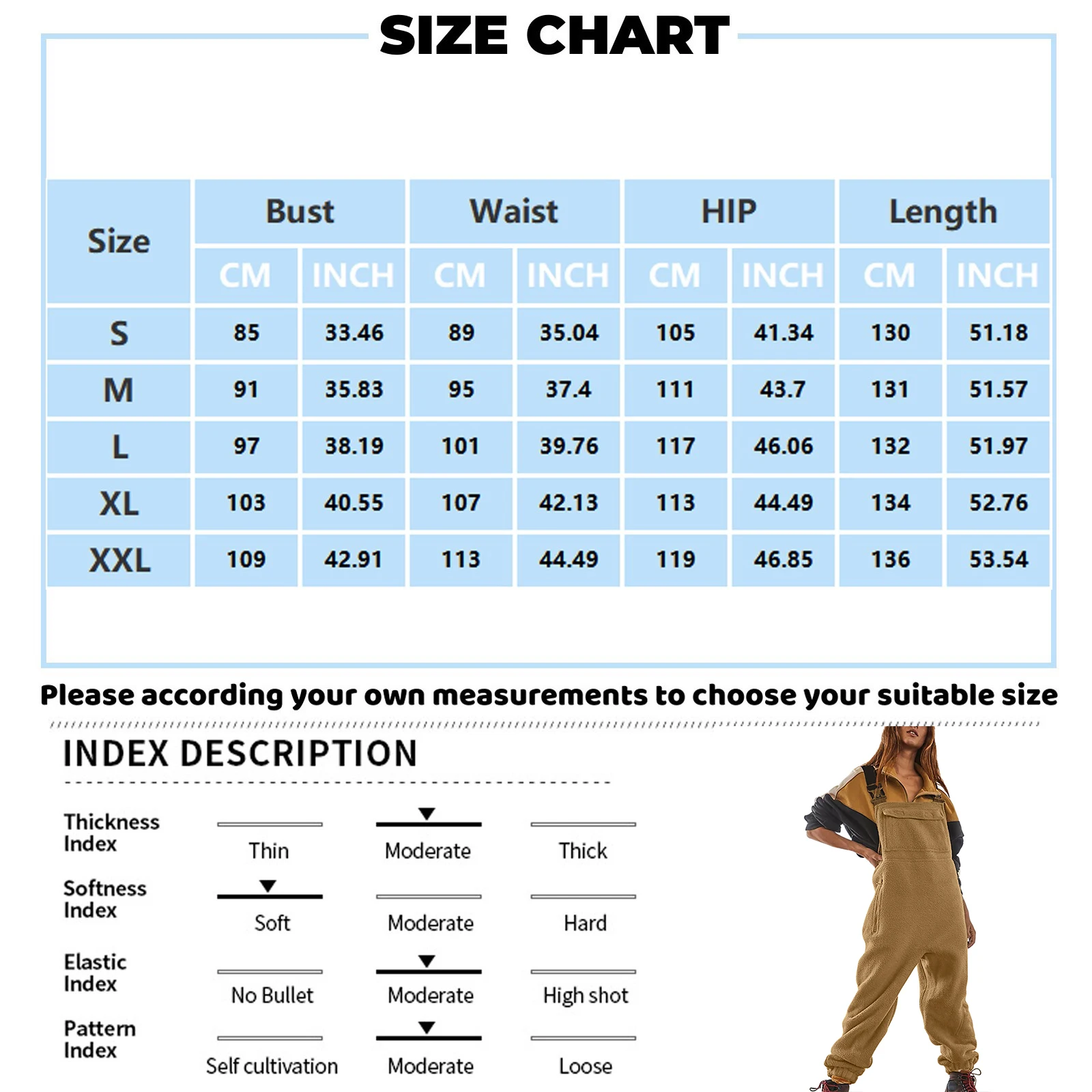 Kombinezon roboczy damski, ocieplany pluszem, bez rękawów, spodnie narciarskie, regulowane szelki, krój racerback, retro, casualowy kombinezon.