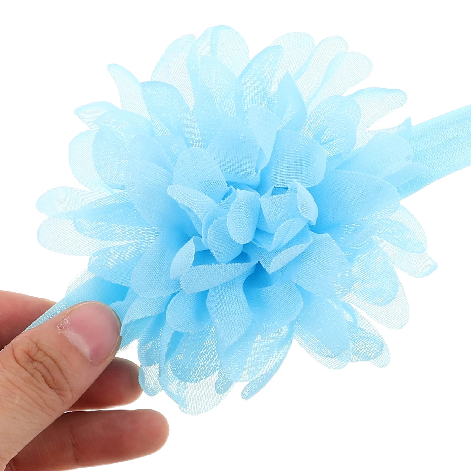 

20pcs Baby Headbands Girl Hair Accessories Toddler Flower Newborn Comfortable Stretchable Soft Fabric Floral Design for Party