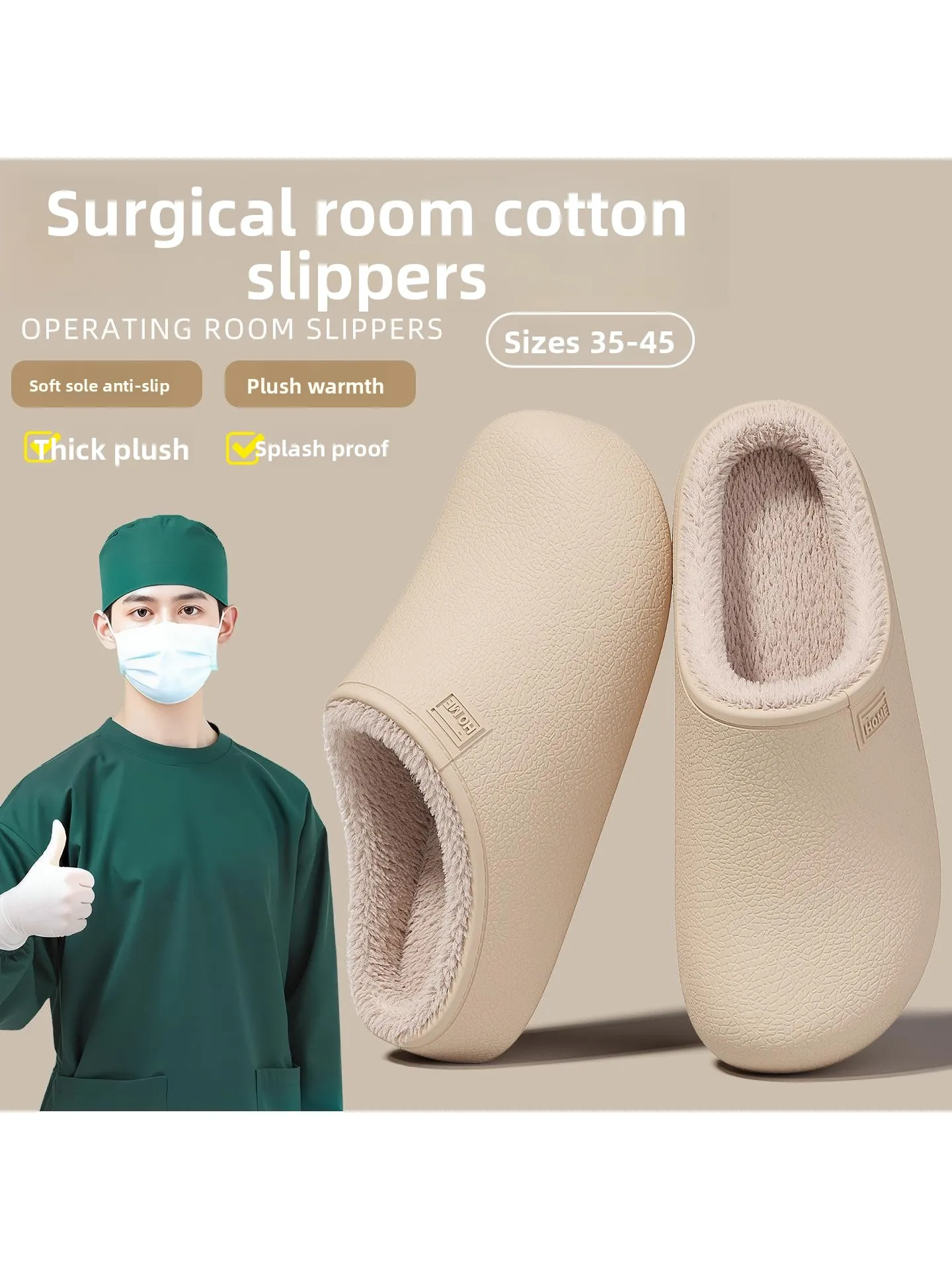 Winter Cotton Slipp…