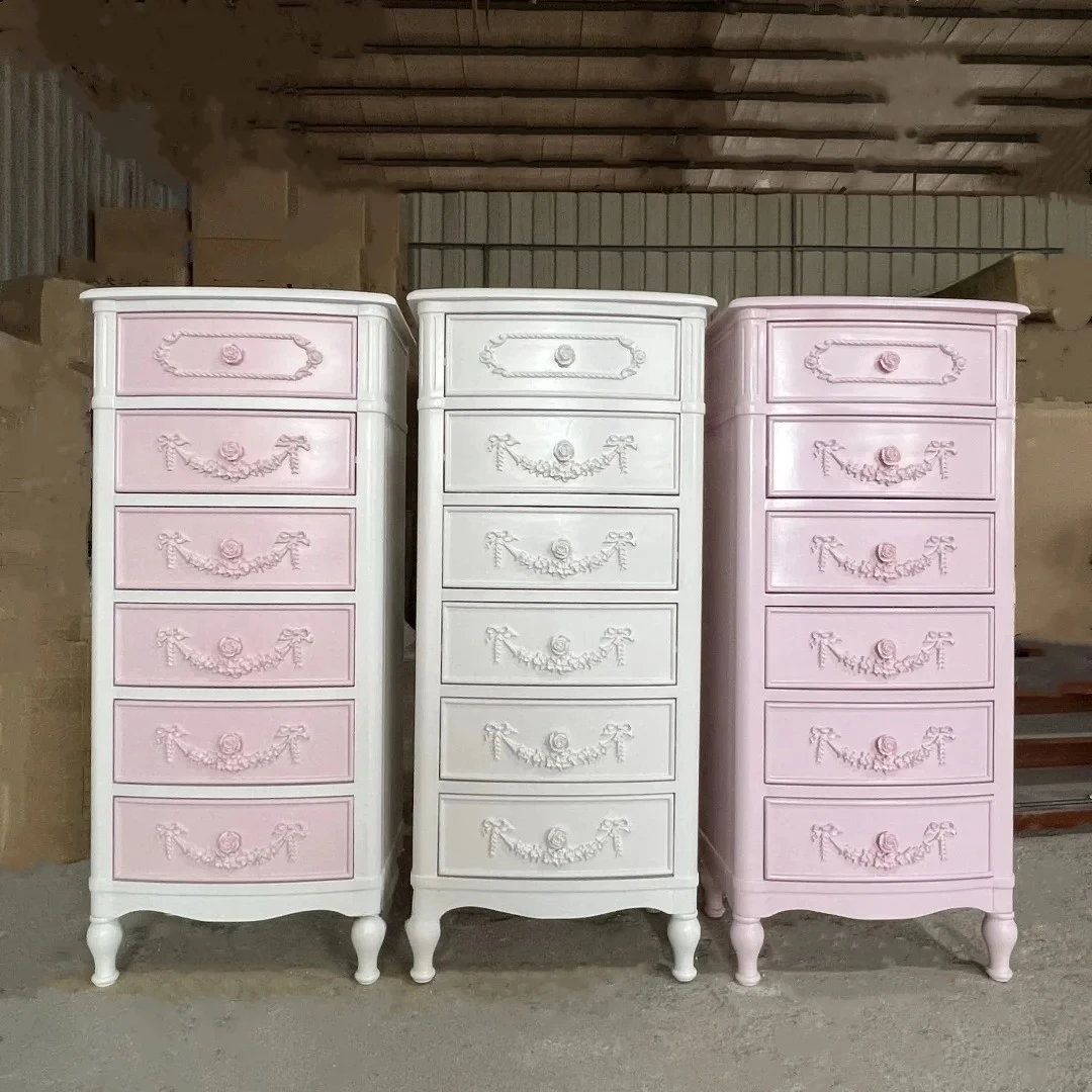 

Chest, Bucket Cabinet, Living Room, Bedroom, Storage, Princess, Pink, Bedside Table