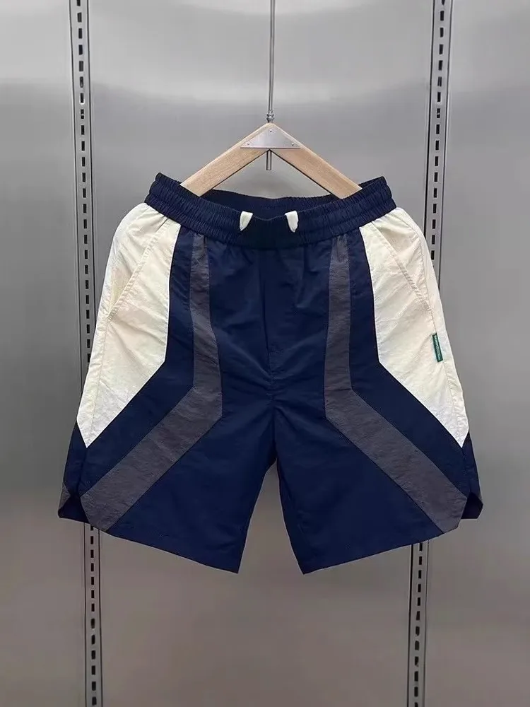 

Summer New Sle Qui Dry American Workwear orts Men's Casual Sports Five-Point Wide Leg Beach Pants Loose Fit Straight Leg