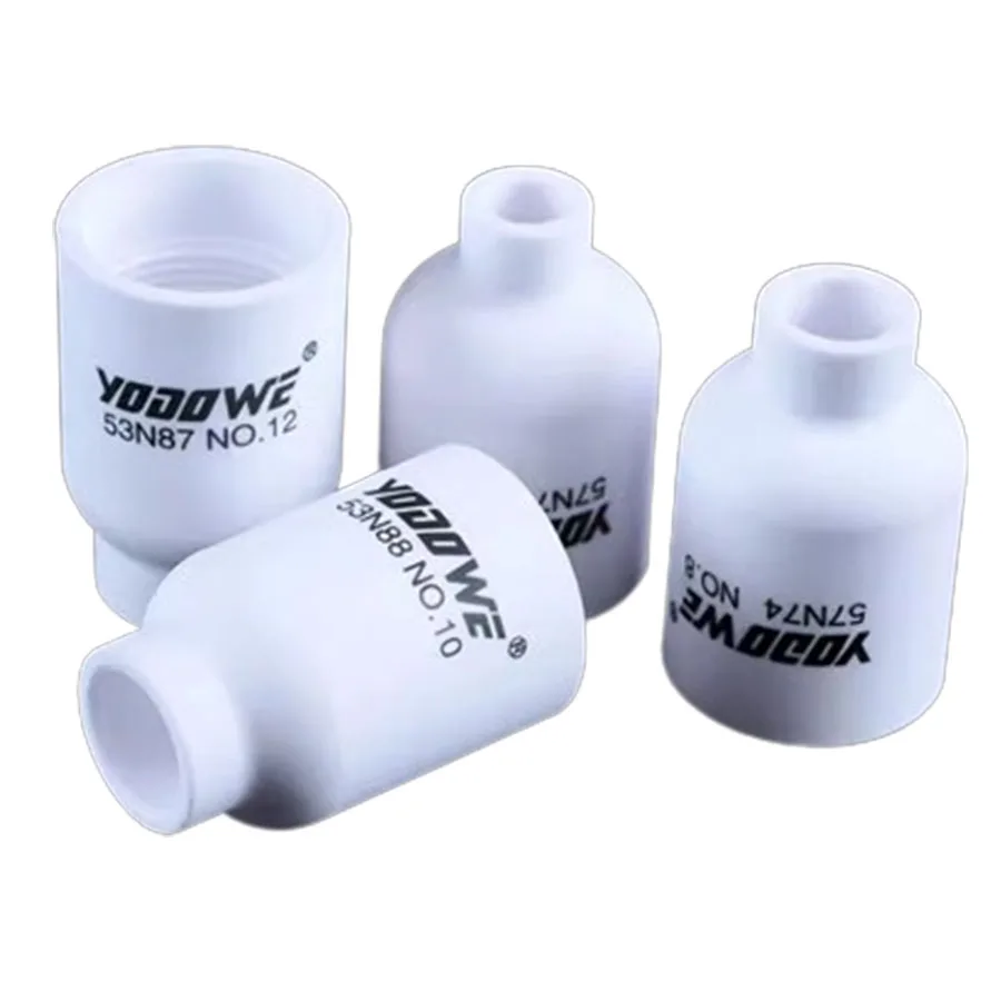 Argon arc welding ceramic nozzle general Argon arc welding ceramic nozzle accessories White ceramic nozzle 6/8/10/12