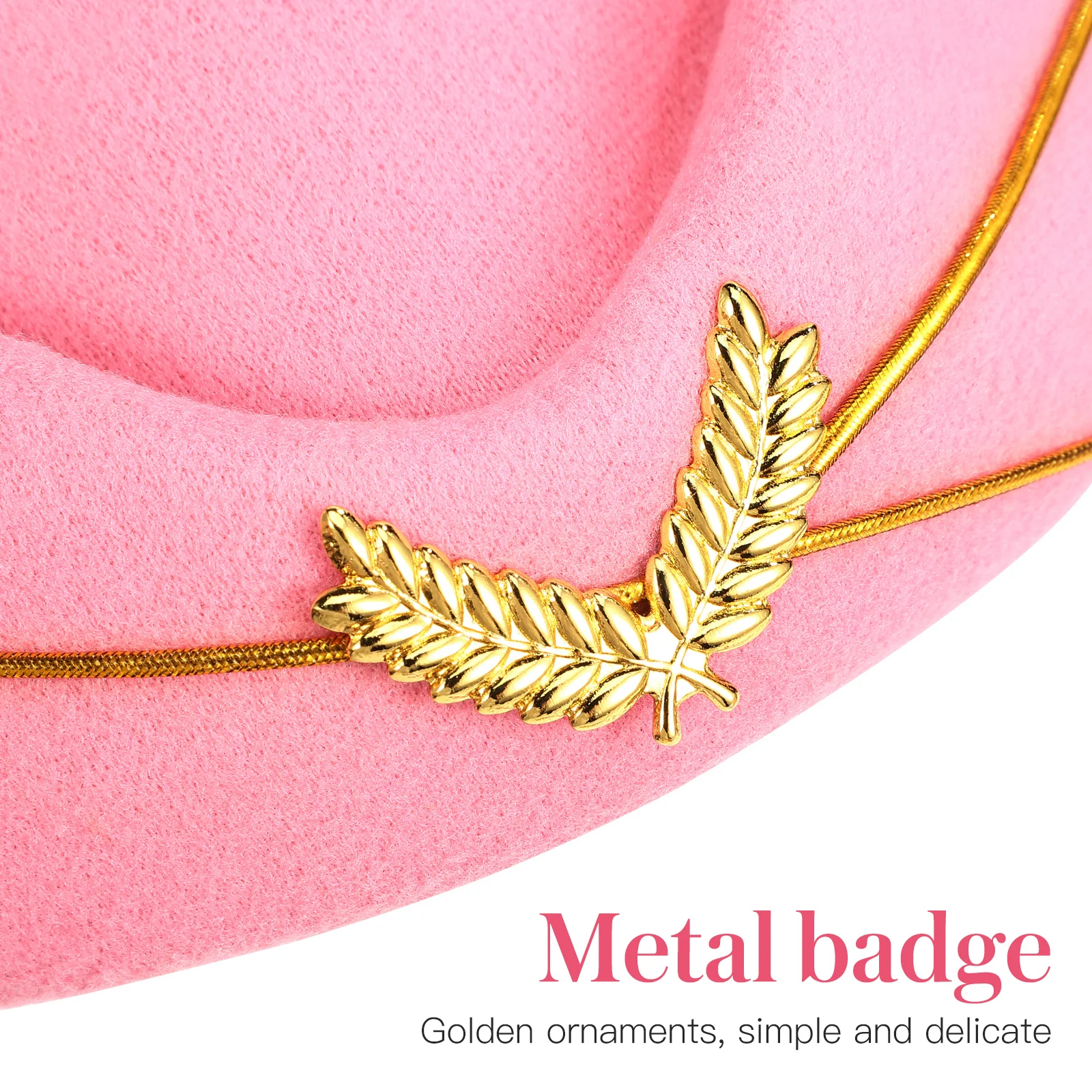 مضيفة تأثيري قبعة مضيفة جوية قبعة لمضيفات الطيران زي حفلة موحدة ديكور فستان الهالوين حتى الحدث التبعي #4