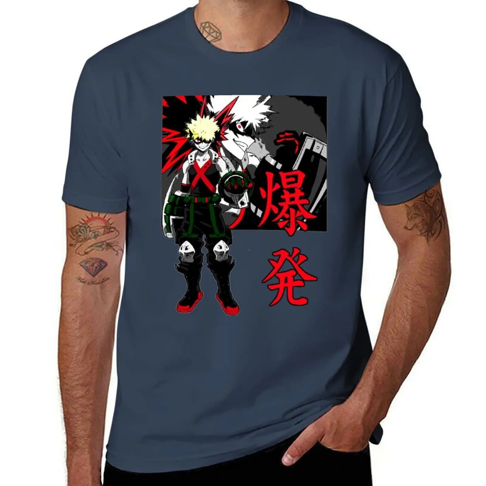 Kacchan T-Shirt Casual Minimalist Short Sleeve Top