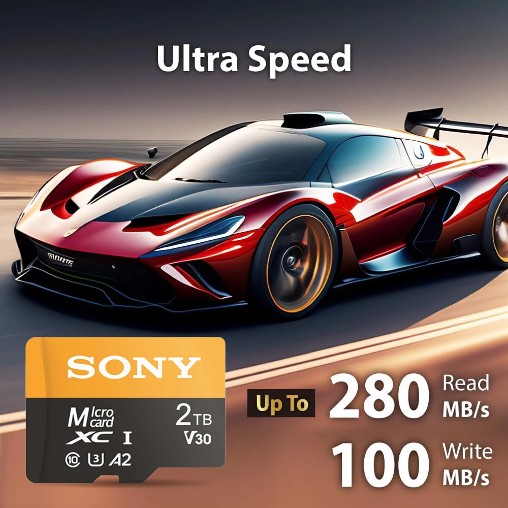 SONY Micro TF SD Card Extreme SD Memory Card 128GB 64GB 256GB Micro 2TB SD C10 TF Flash Card dla Nintendo Switch Phone Camera