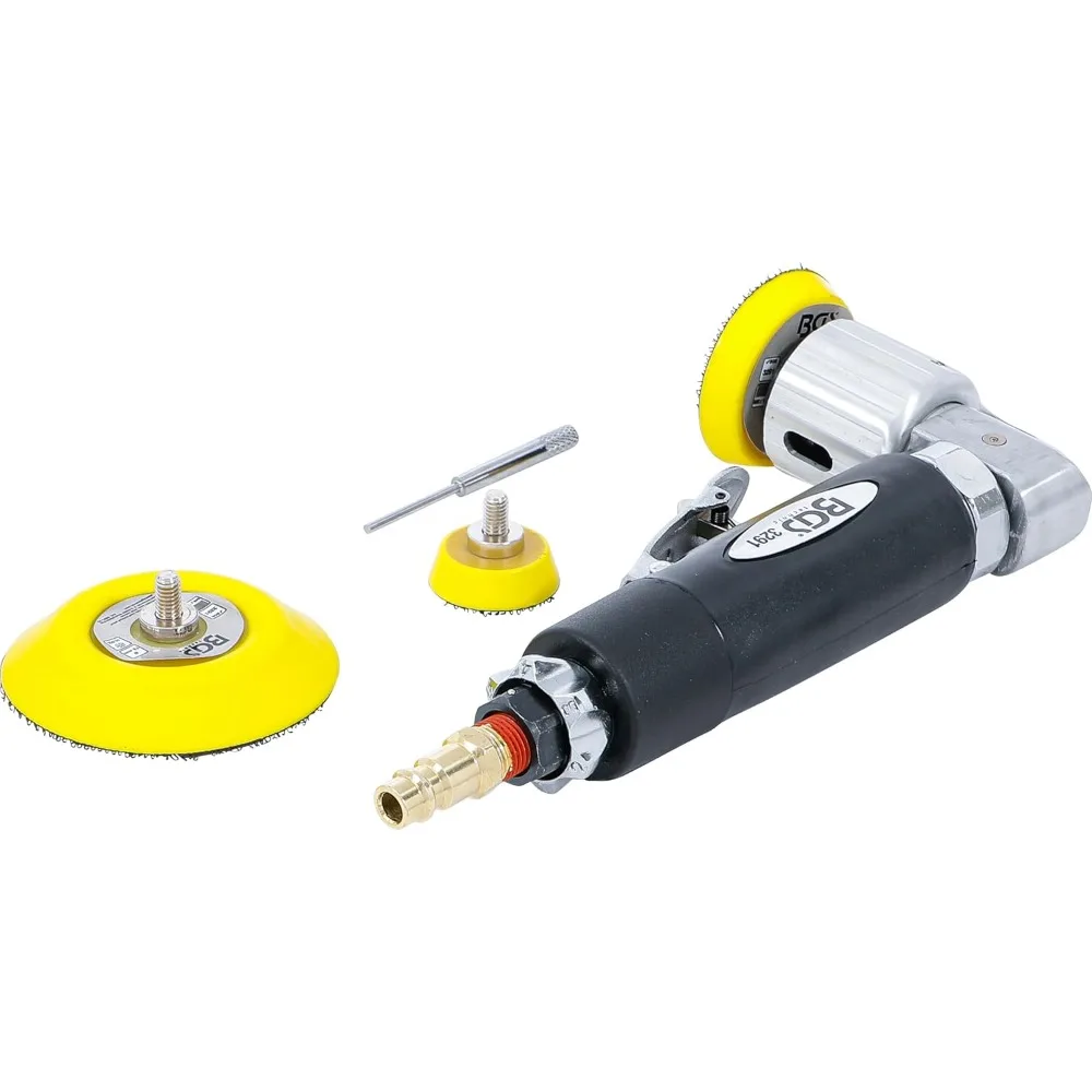 Adjustable Eccentric Angle Grinder Polisher with 30-75mm Disc Holder for Compressed Air Use