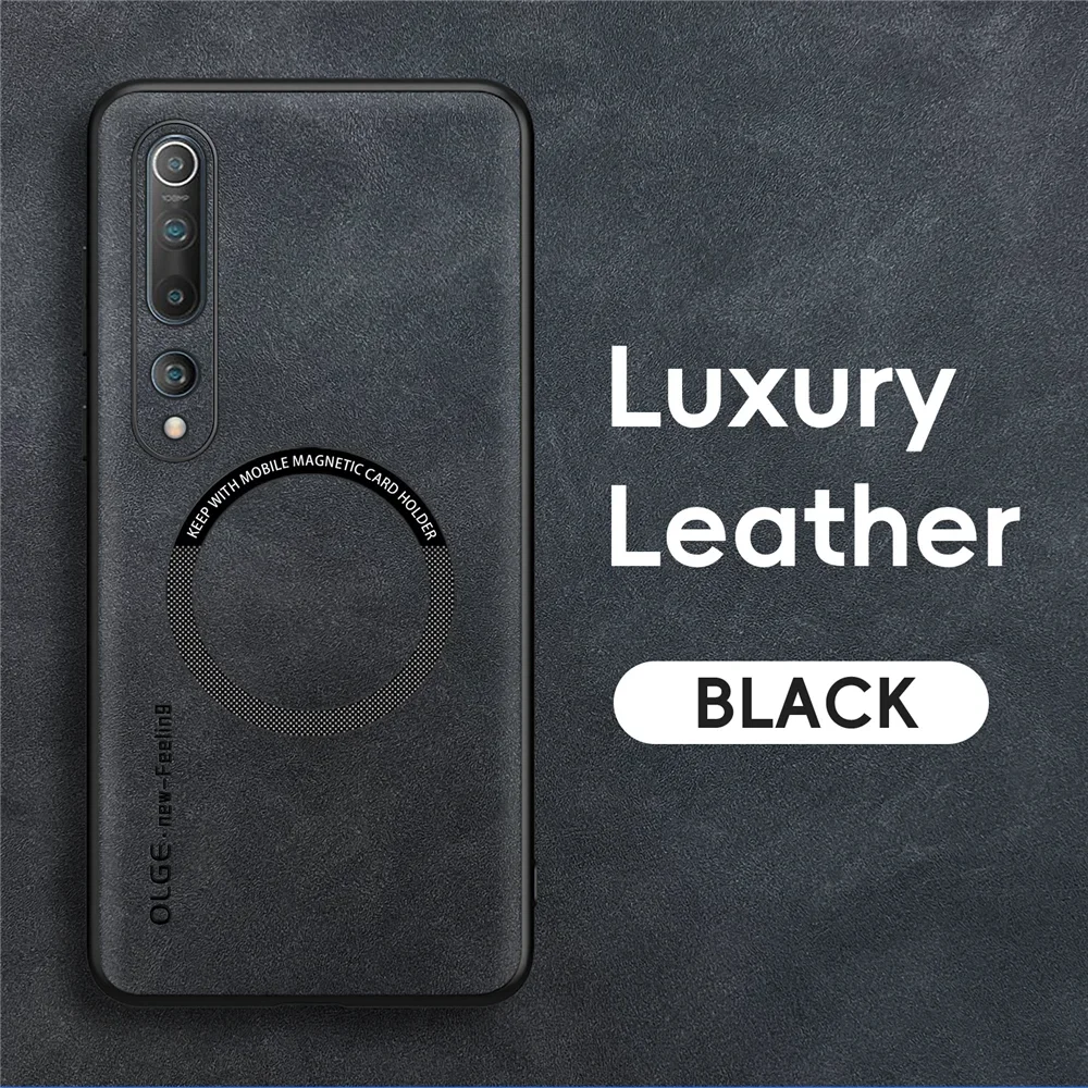 For Xiaomi Mi 10 Magnetic Retro Leather Case For Xiaomi Mi 10 Pro Mi10 Pro 5G Wireless Charging Phone Case Cover