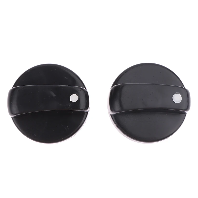 2PCS Natural Gas Stove Universal DIY Accessories Kitchen Thickened Black Plastic Gas Stove Cooker Control Knobs